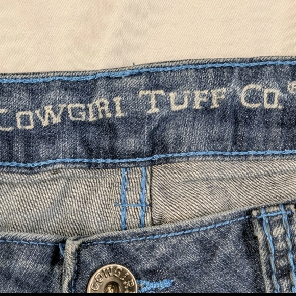 Cowgirl Tuff Company Womens 33x35 (37x35) Wild Paisley Embroidered Jeans - Picture 10 of 13